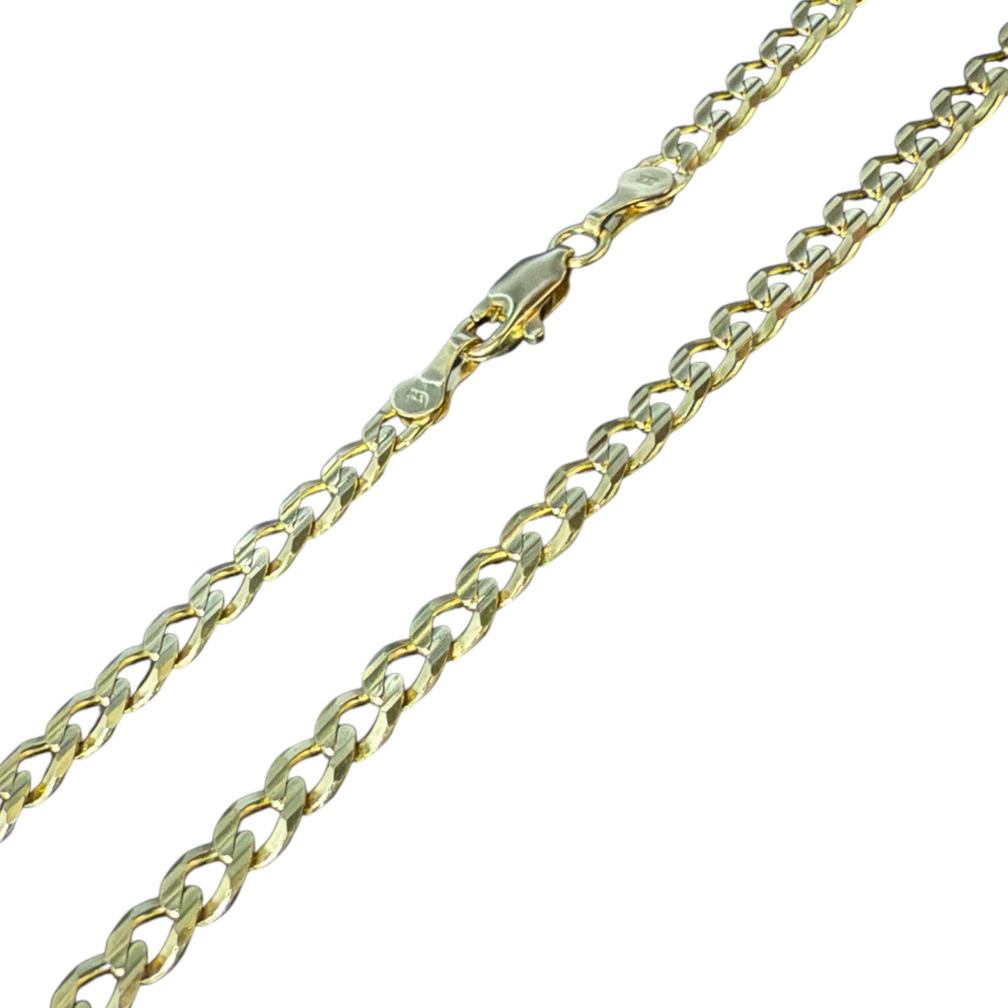 Cadena 4mm solida Oro 10k