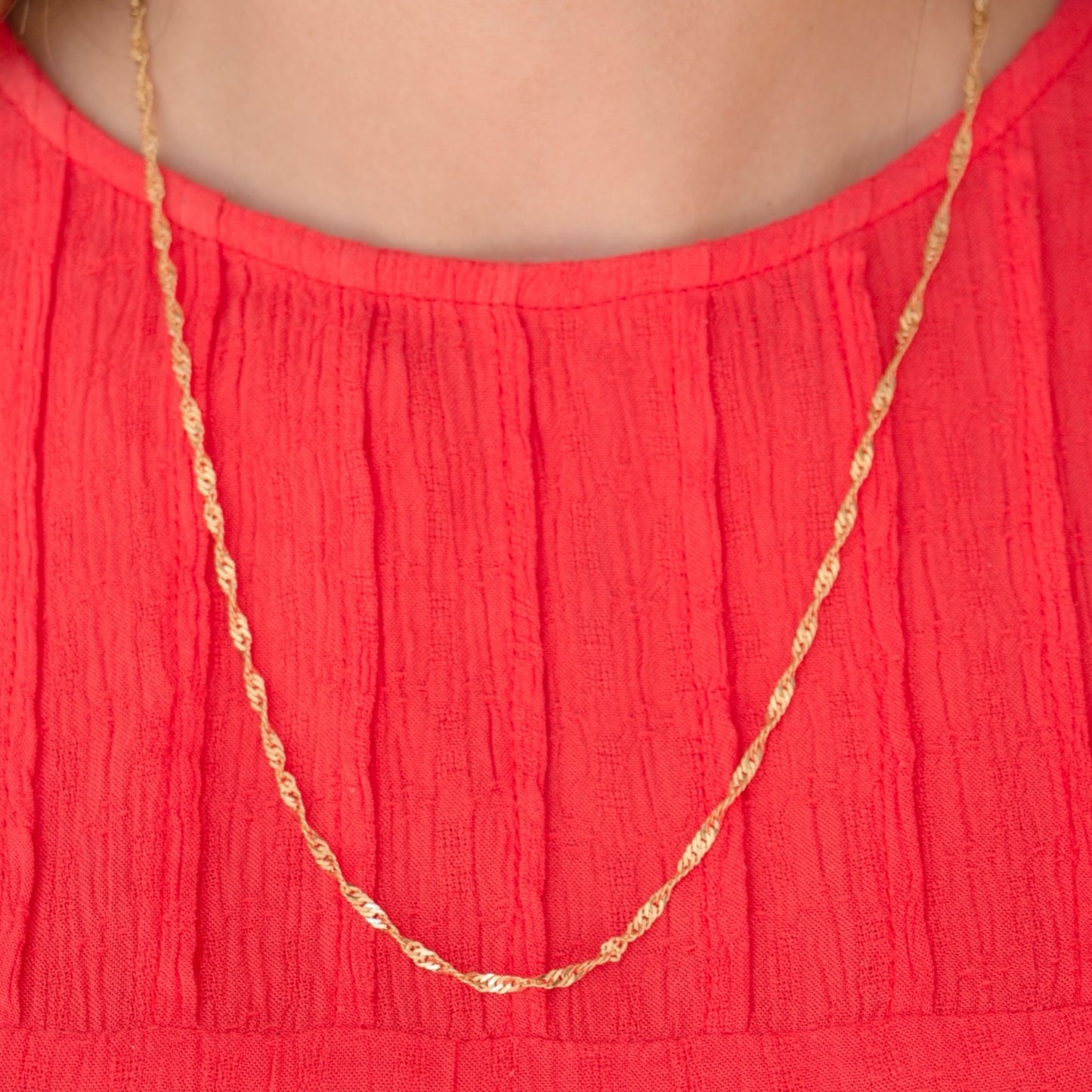 Cadena estilo torzal Oro 10k
