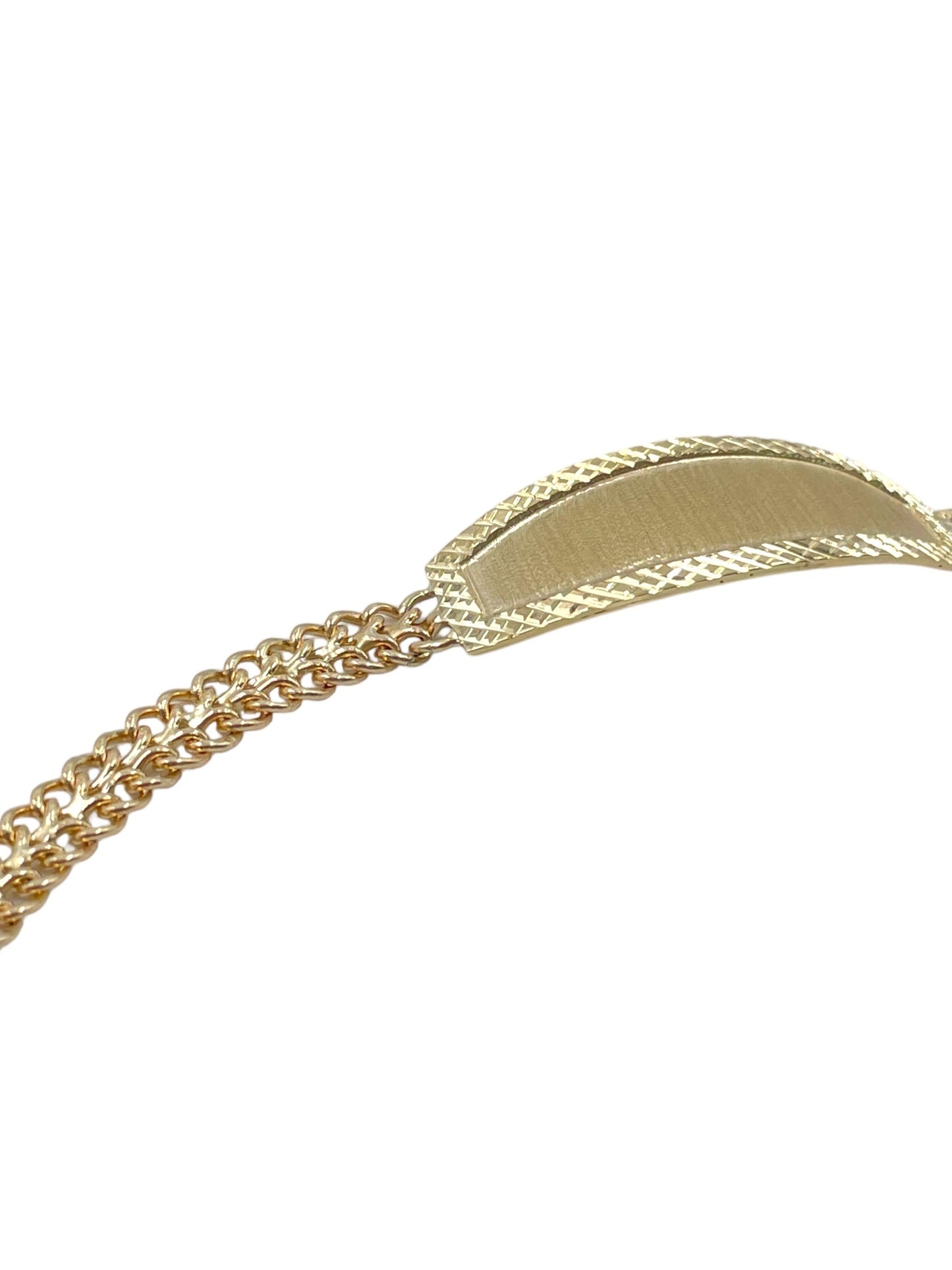 Esclava petatillo ligera Oro 10k
