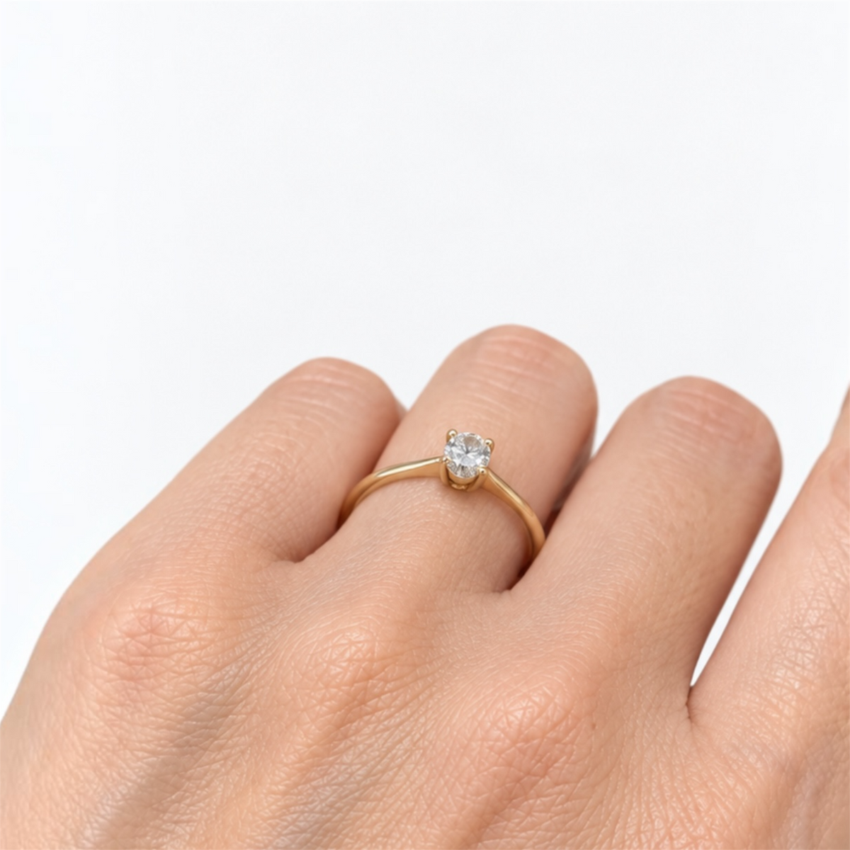 Carlota diamante 14K