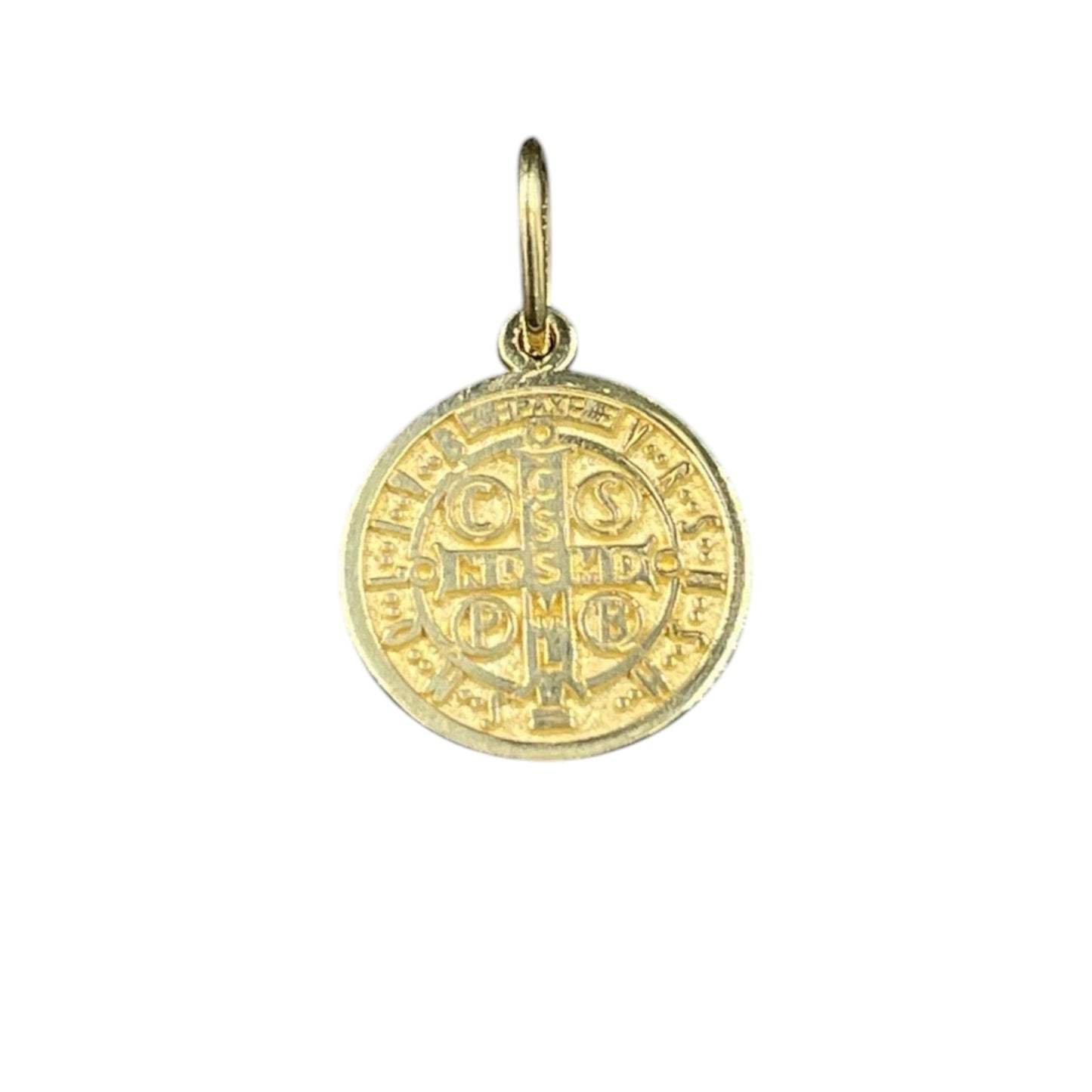 Medalla san Benito Oro 14k
