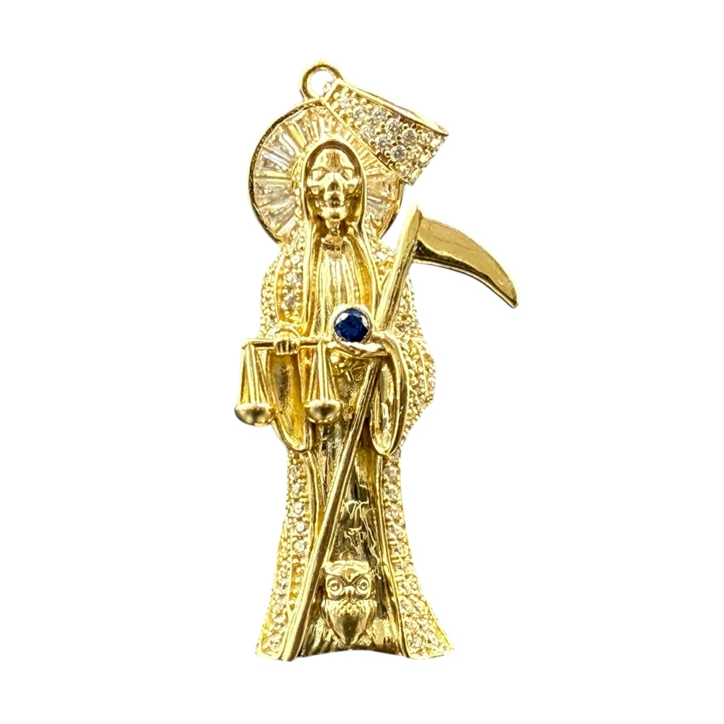 Dije Santa Muerte Oro 10K