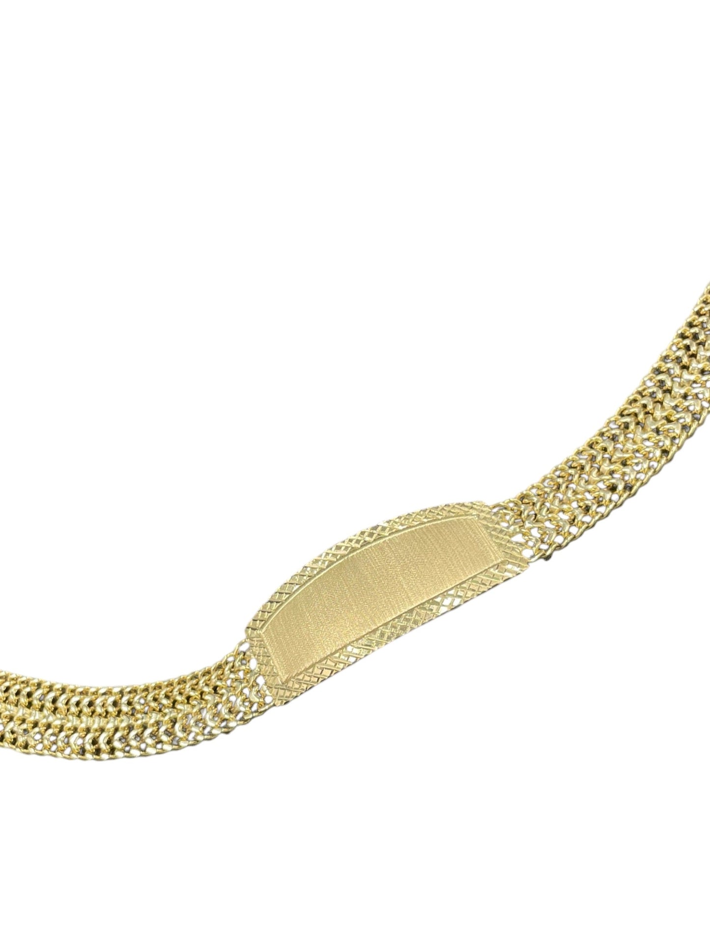 Esclava Petatillo gruesa Oro 10k