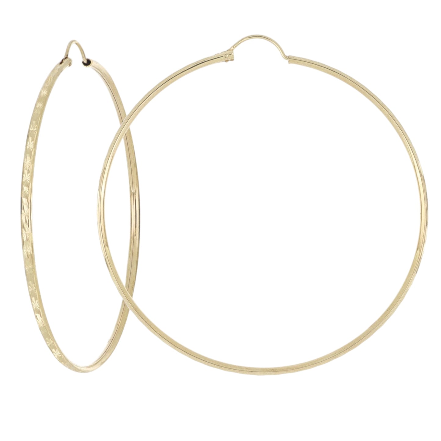 Arracada diamantada Oro 10k