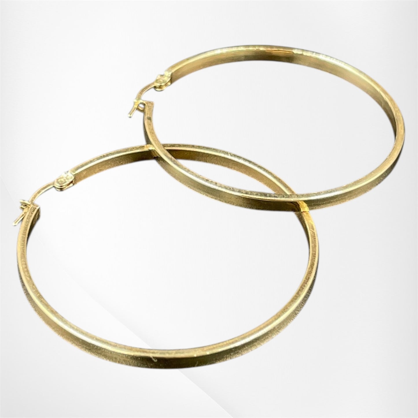 Arracada lisa Oro 10k