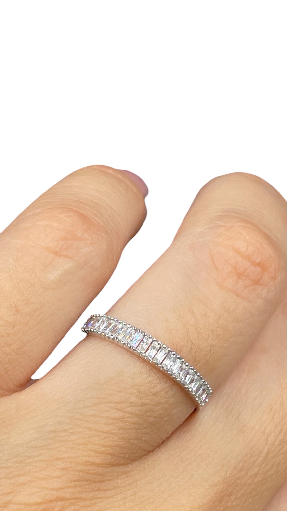 Anillo churumbela baguette Oro 14k