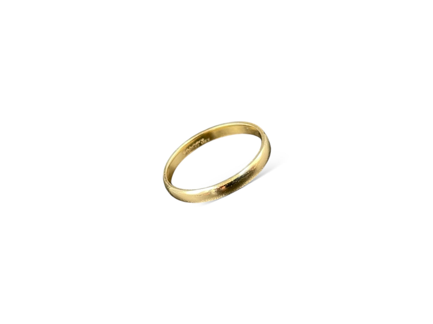 Argolla lisa Oro amarillo 10k