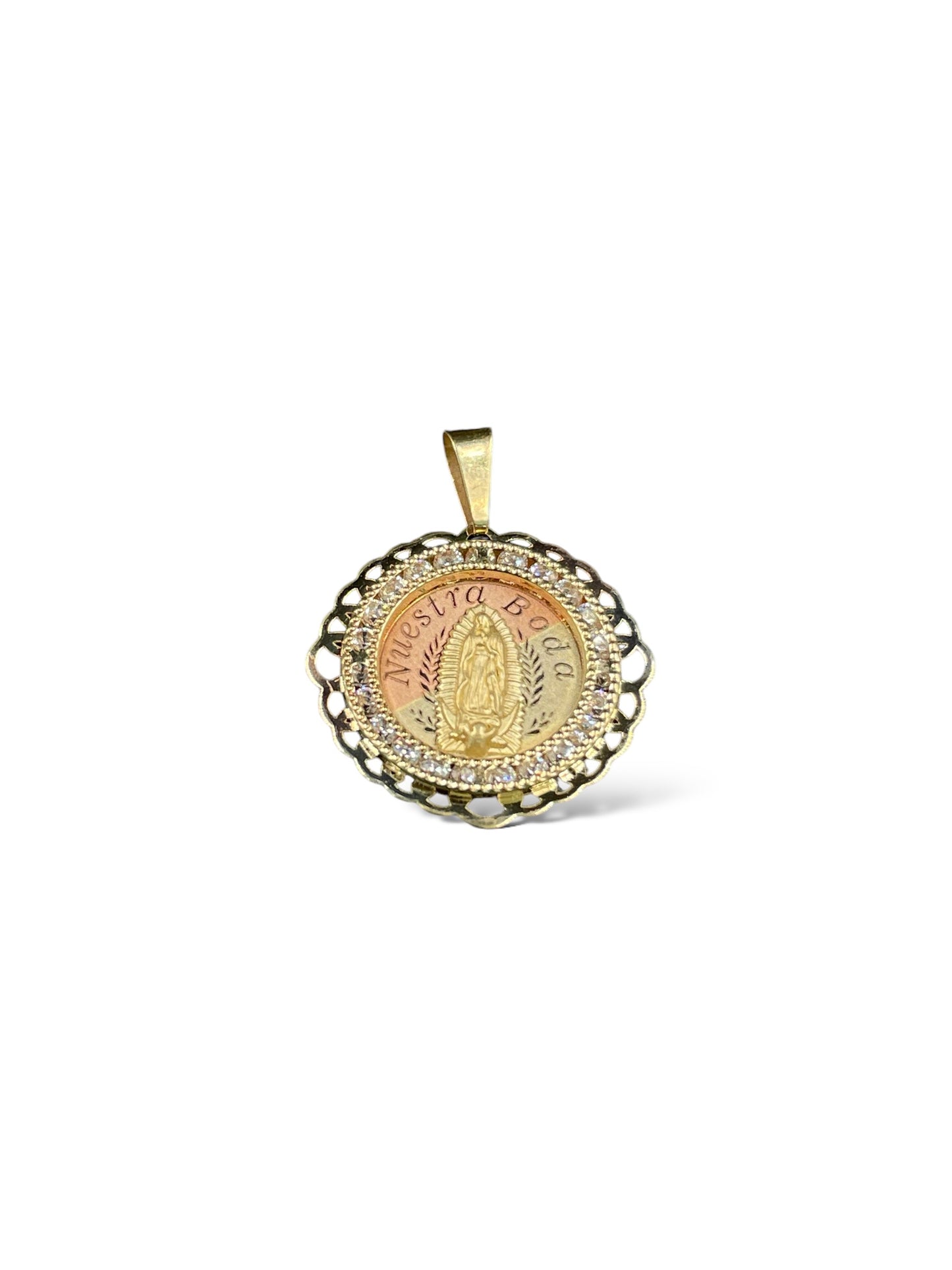 Medalla nuestra boda Oro 10k