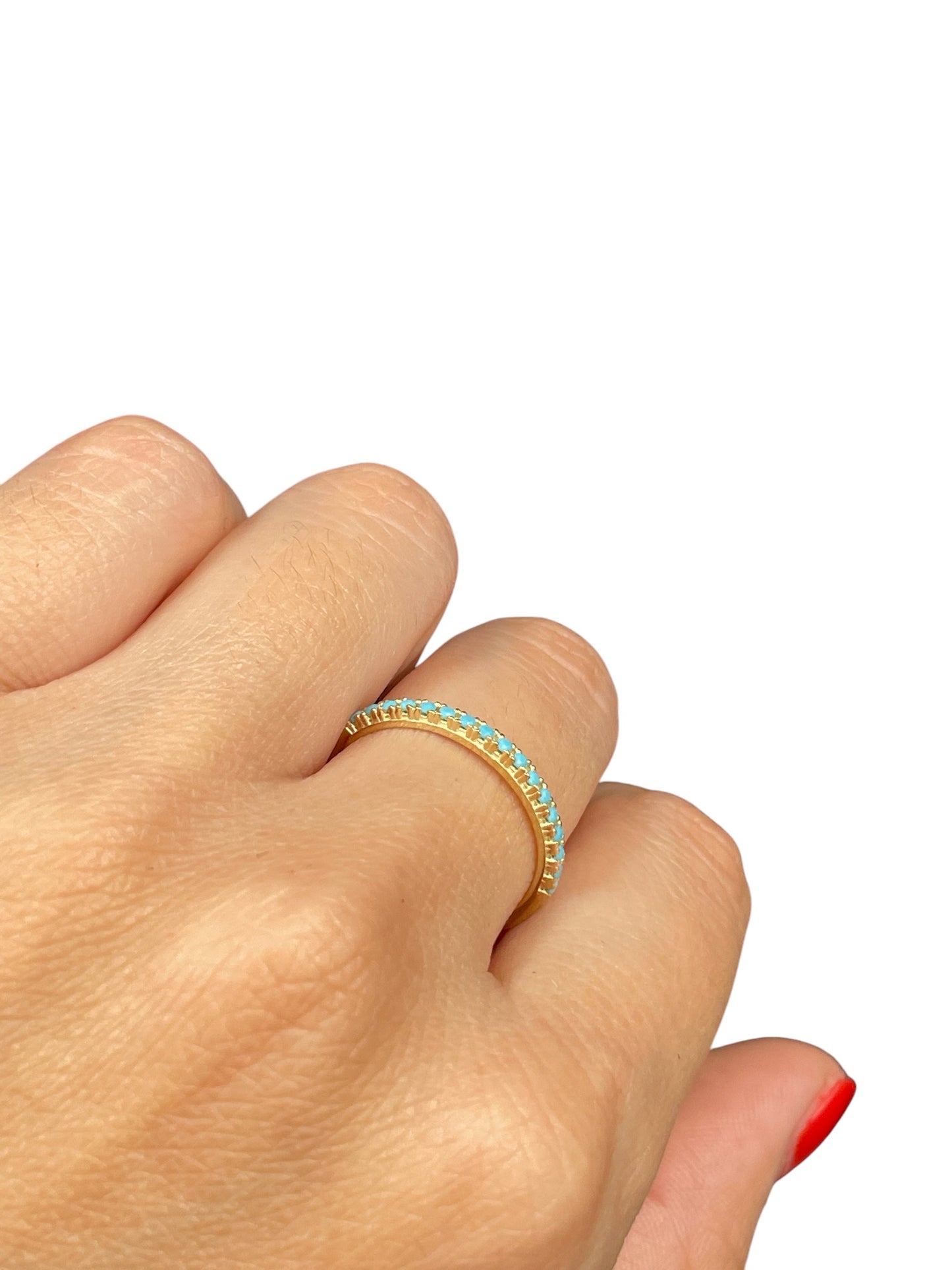 Anillo media churumbela Oro 10k