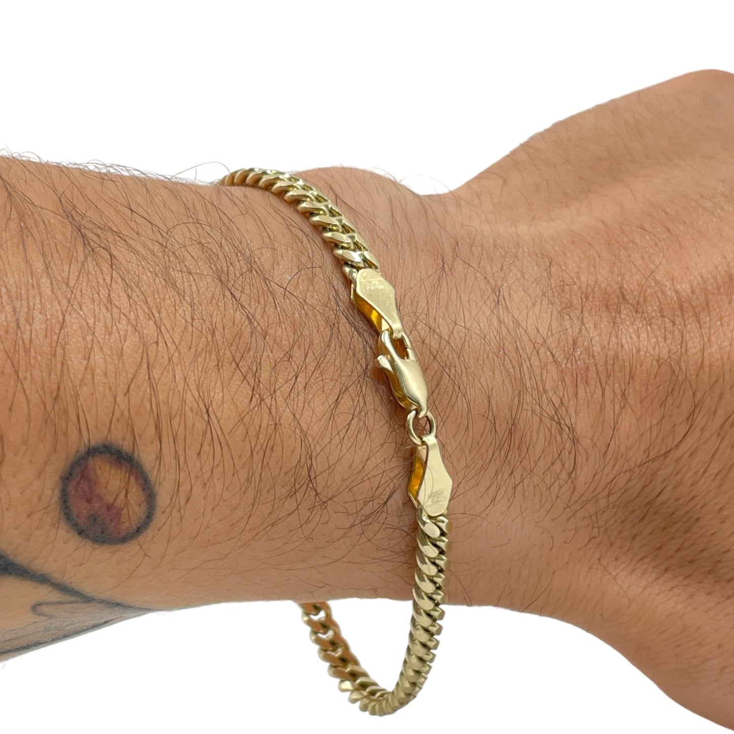 Pulso solido cubano Oro 10k