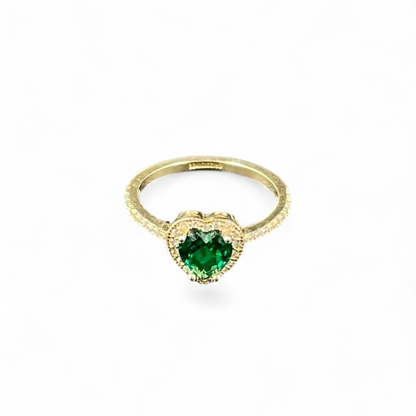 Anillo corazón Oro 10k