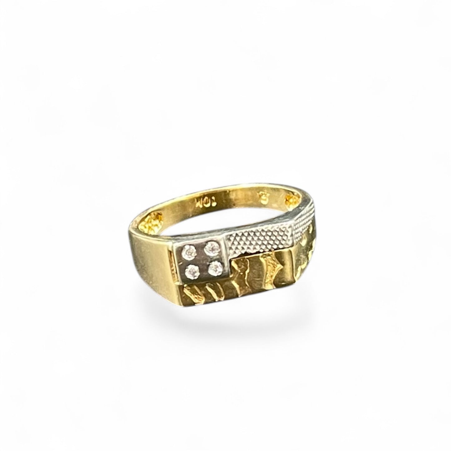 Anillo para caballero Oro 10k