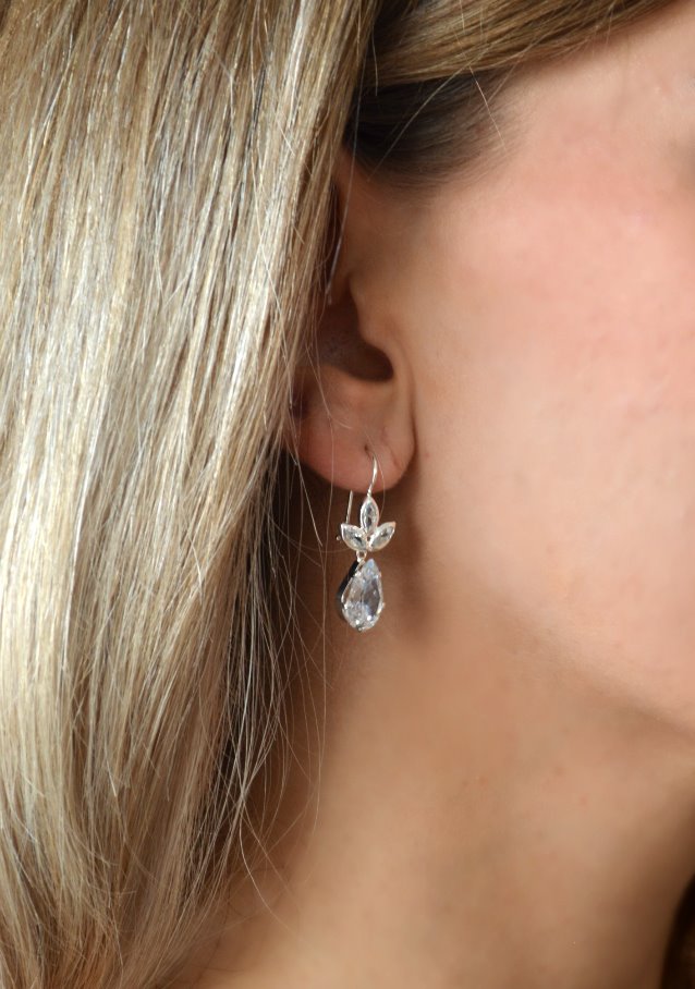 Arete boda Plata .925