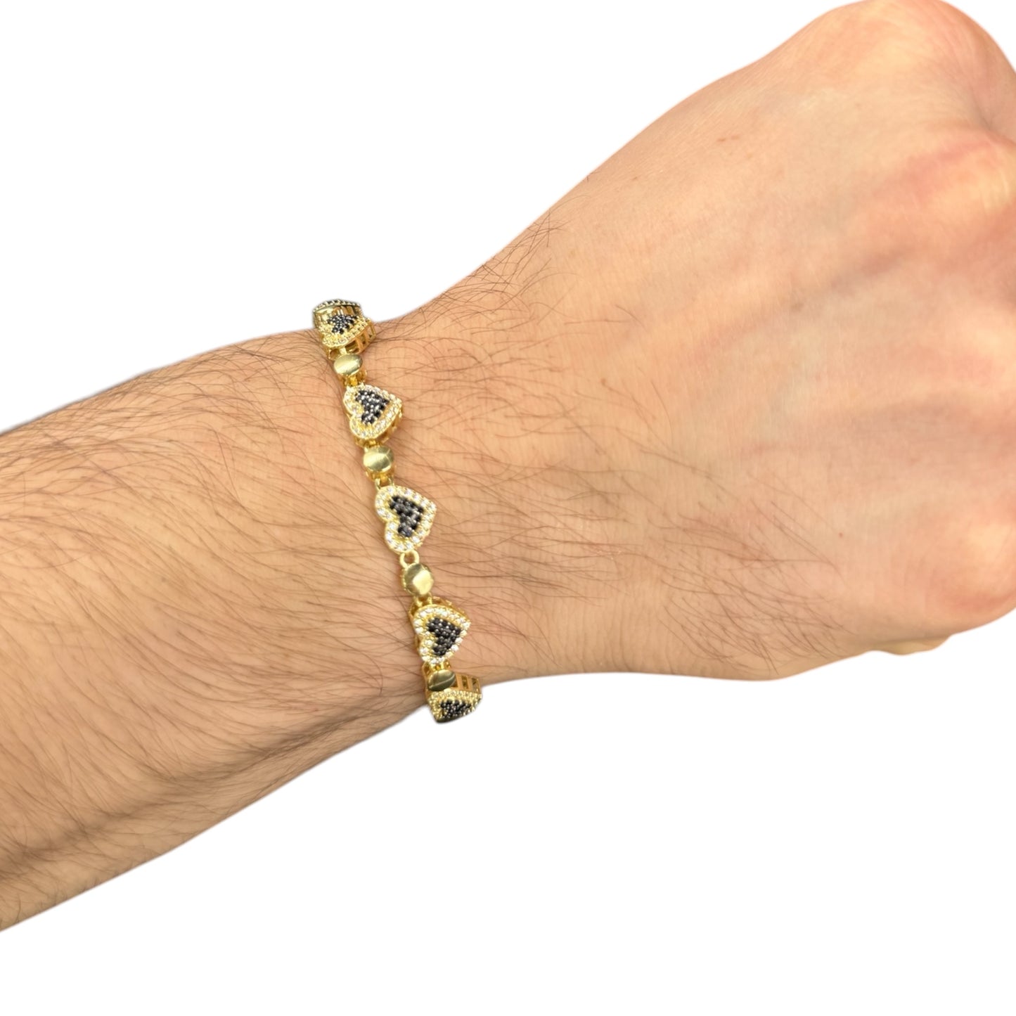 Pulso corazones  Oro 10k