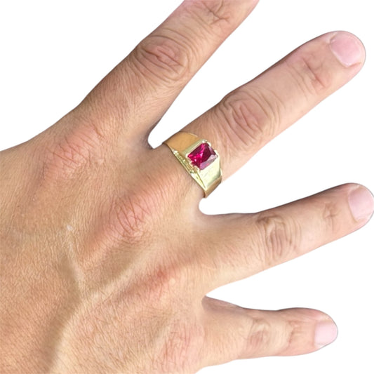 Anillo Caballero Oro 10k