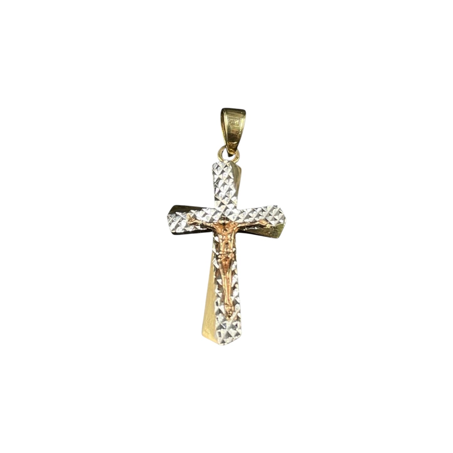 Dije cruz 3 Oros 14k