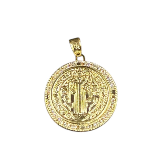 Medalla San Benito Oro 10k