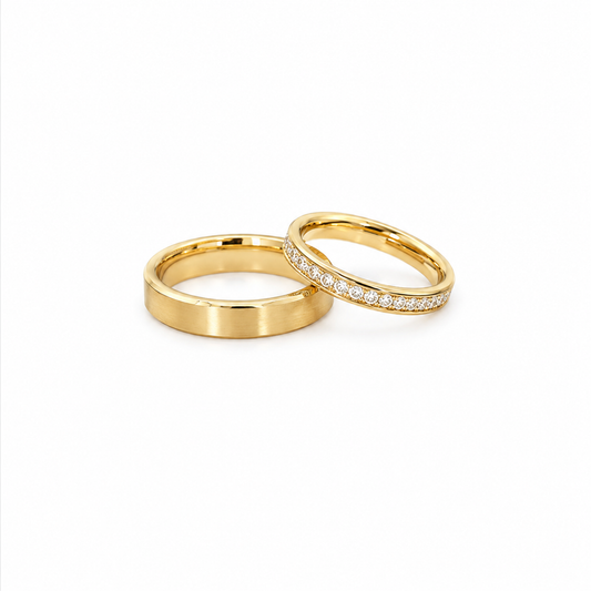 Argollas Palermo Oro 10k