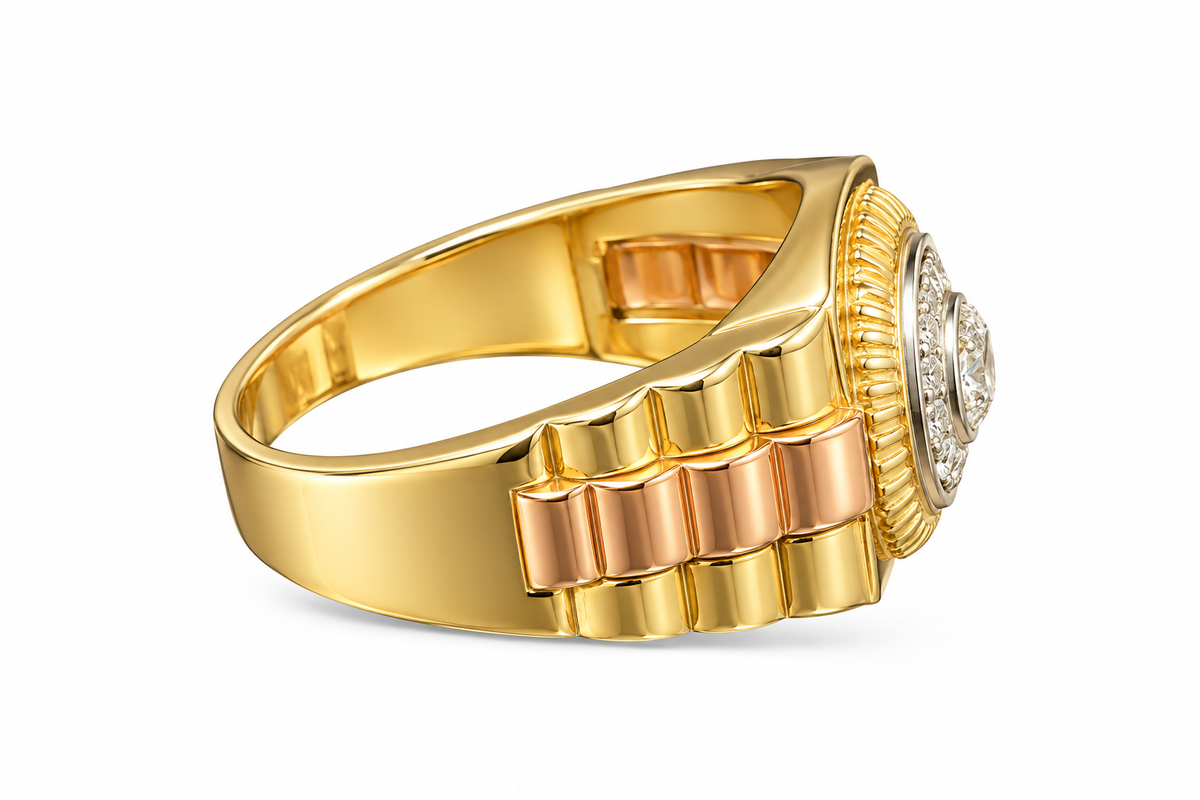 Anillo caballero Oro 10k