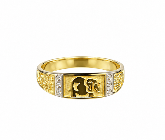 Anillo de la suerte Oro 10k