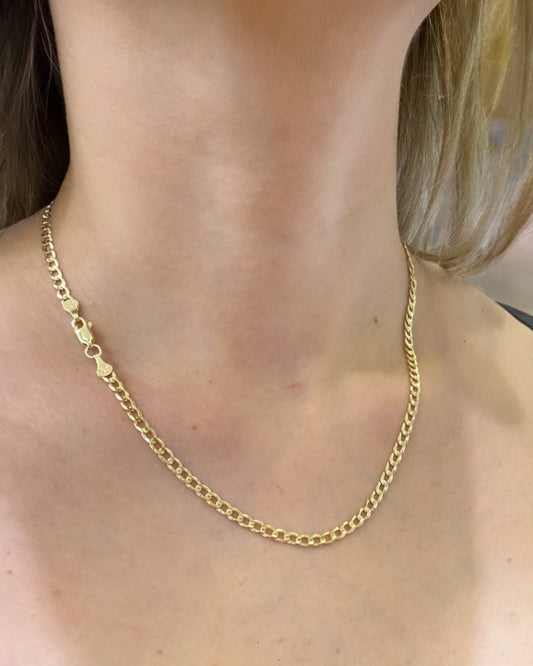 Cadena 3 mm Oro 14k