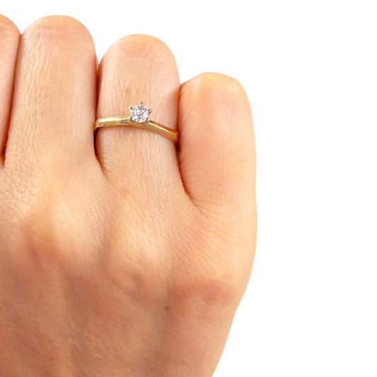 Anillo Flora Oro 10k