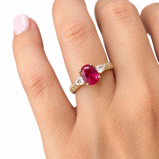 Anillo Victoria Oro 10k