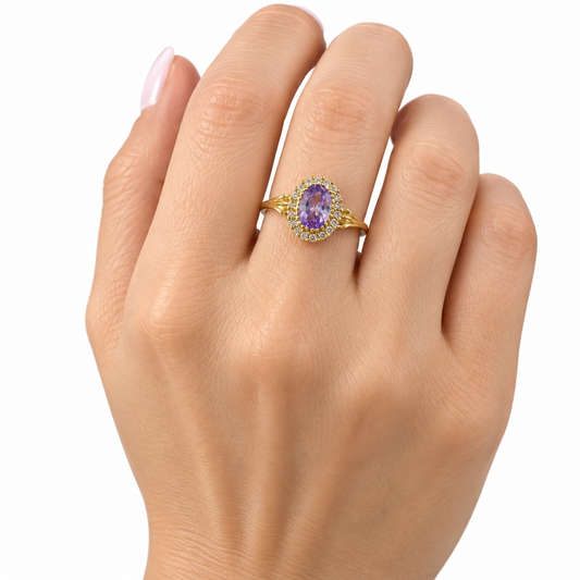 Anillo Sofía Oro 10k