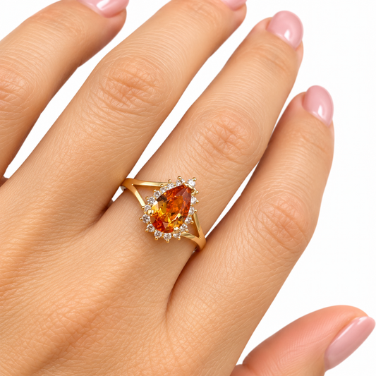 Anillo Leonor  Oro 10k