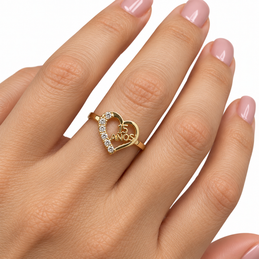 Anillo XV 10k