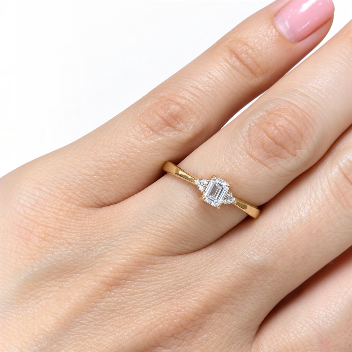 Catalina diamante Oro 14k
