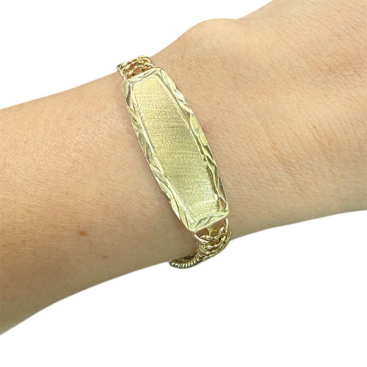 Esclava petatillo 16 cm Oro 10k