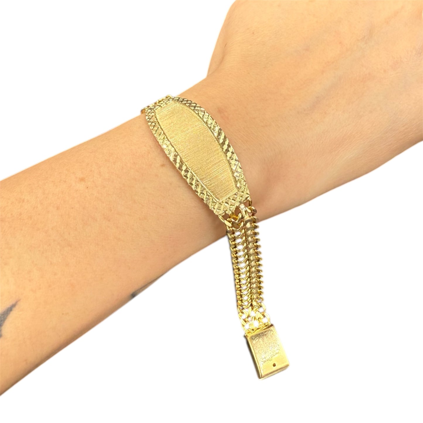 Esclava petatillo 18 cm  Oro 10k