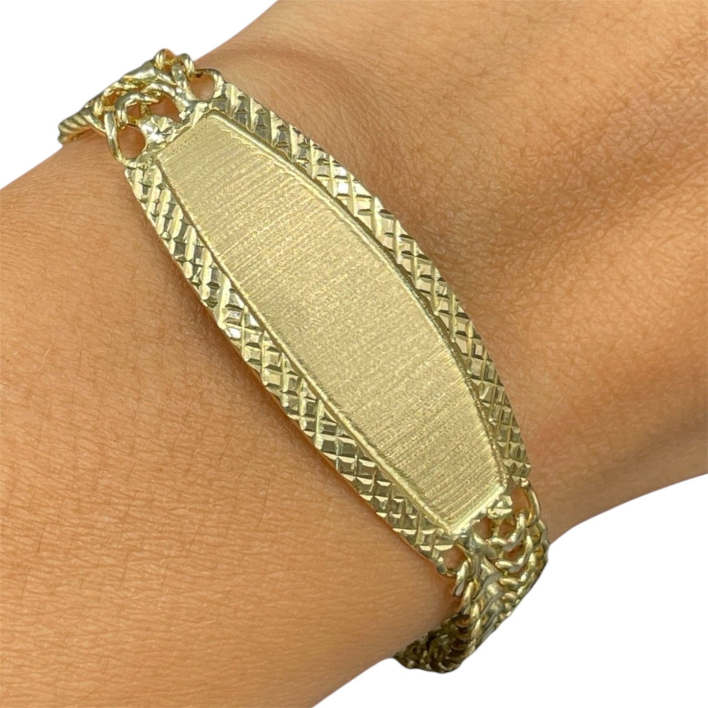 Esclava petatillo 18 cm  Oro 10k