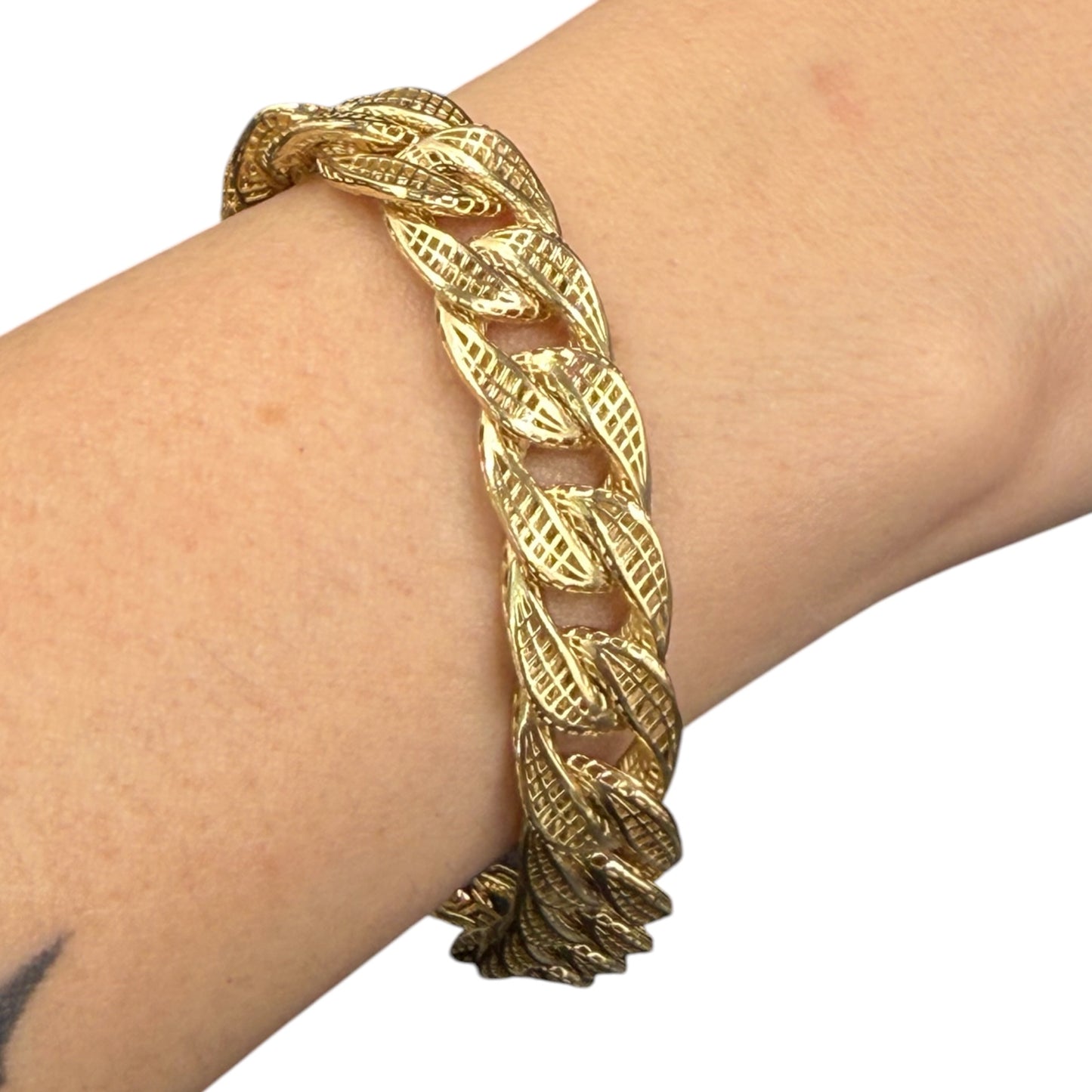 Pulso barbado Oro 10k