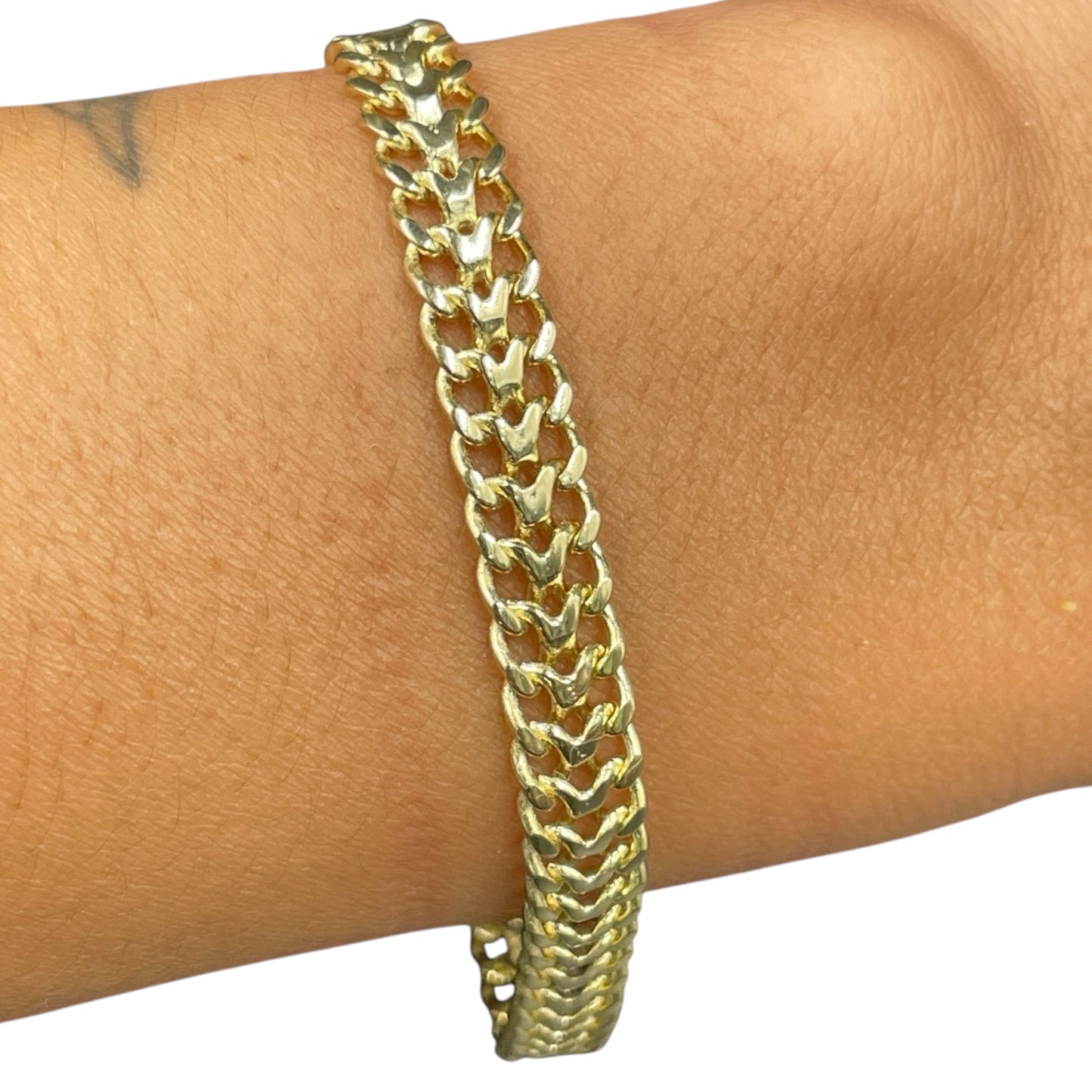 Pulso petatillo 18cm Oro10k
