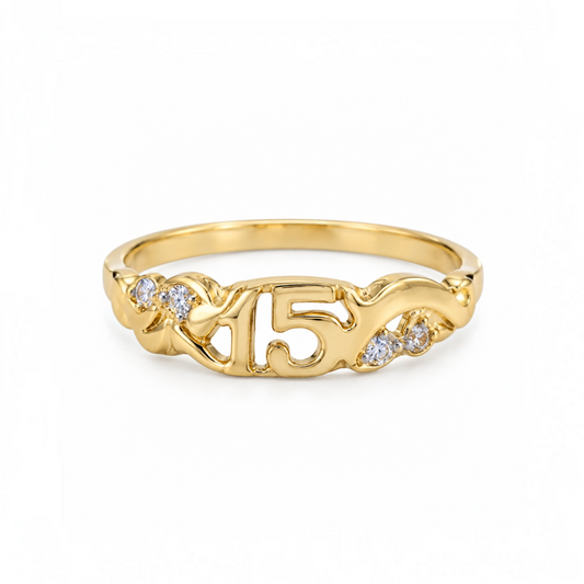 Anillo Charlote  Oro 10k