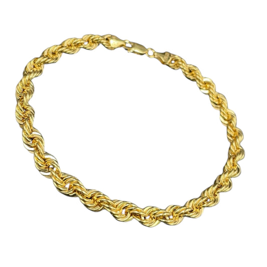 Pulso torzal caballero Oro 14k