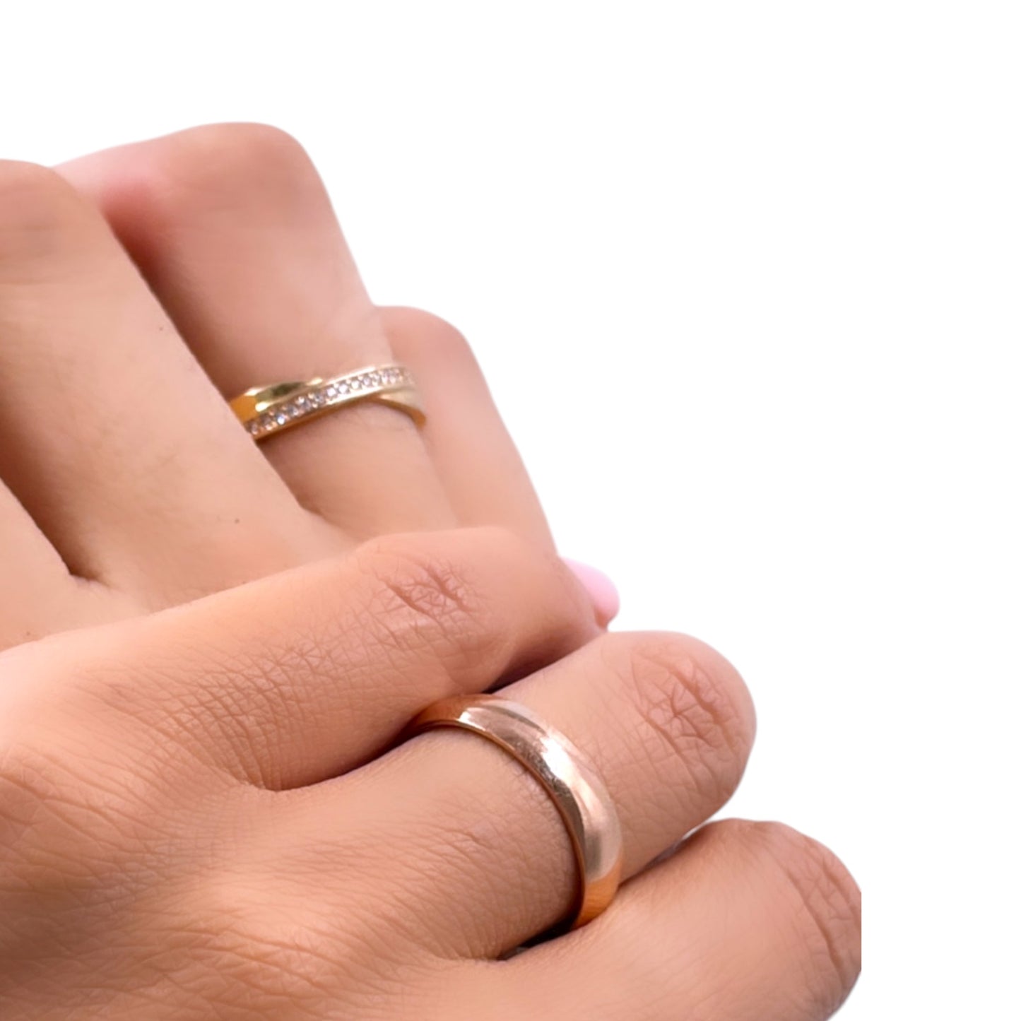 Argollas Roma Oro 10k