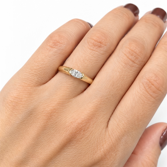 Amalia diamante  14k
