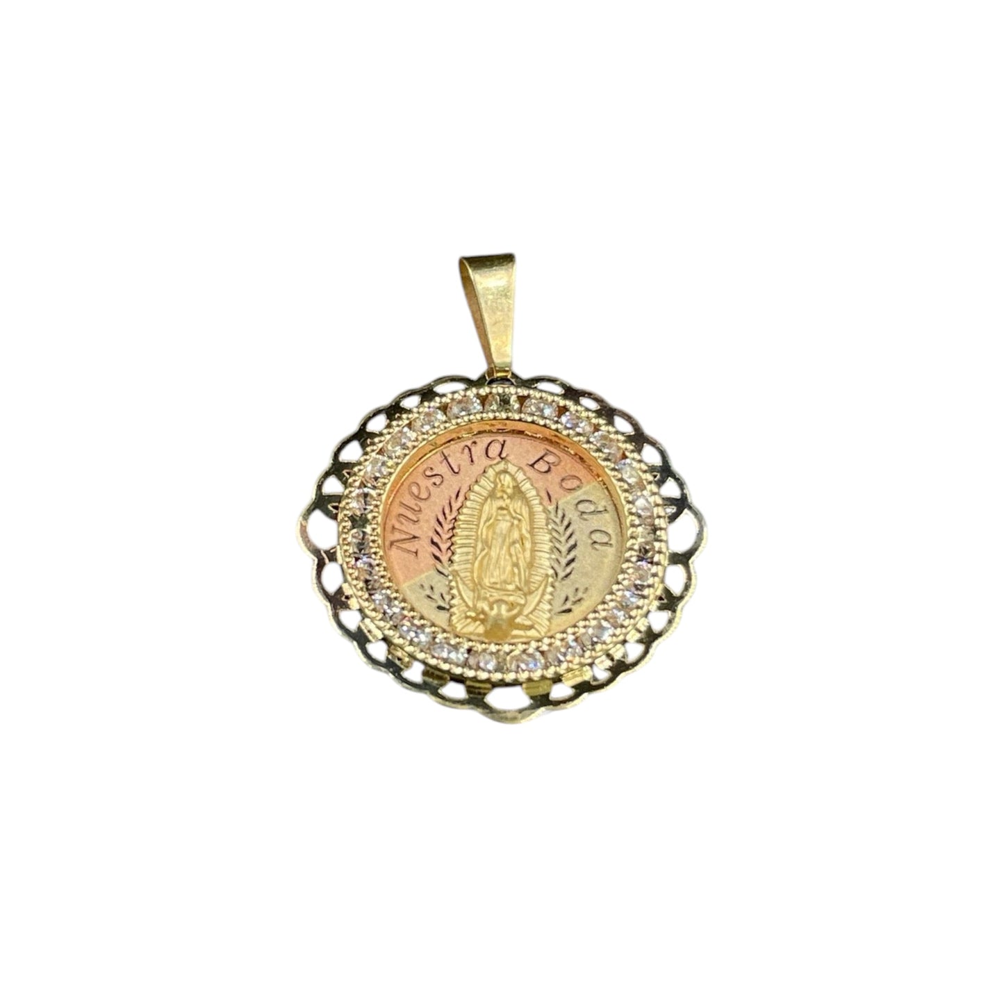 Medalla nuestra boda Oro 10k