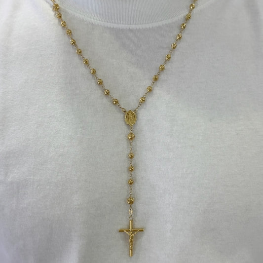 Rosario para caballero Oro 10K