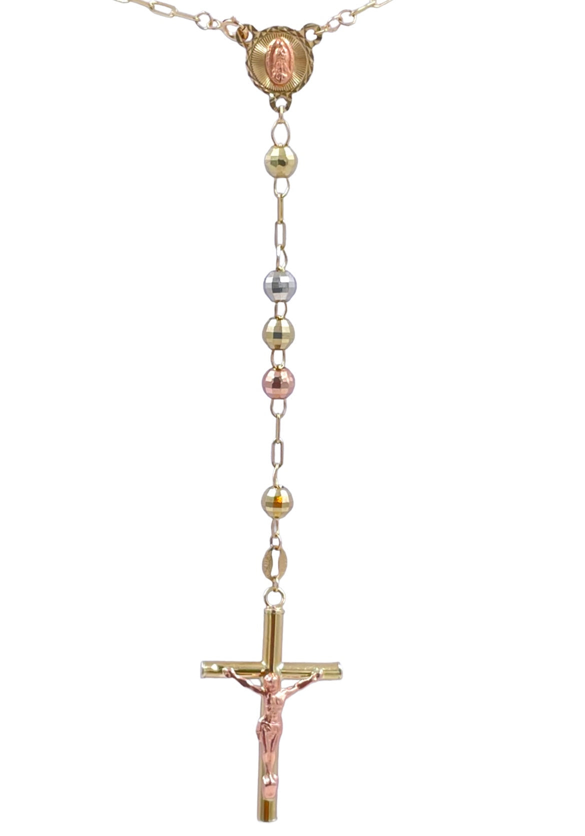 Rosario para caballero Oro 10k