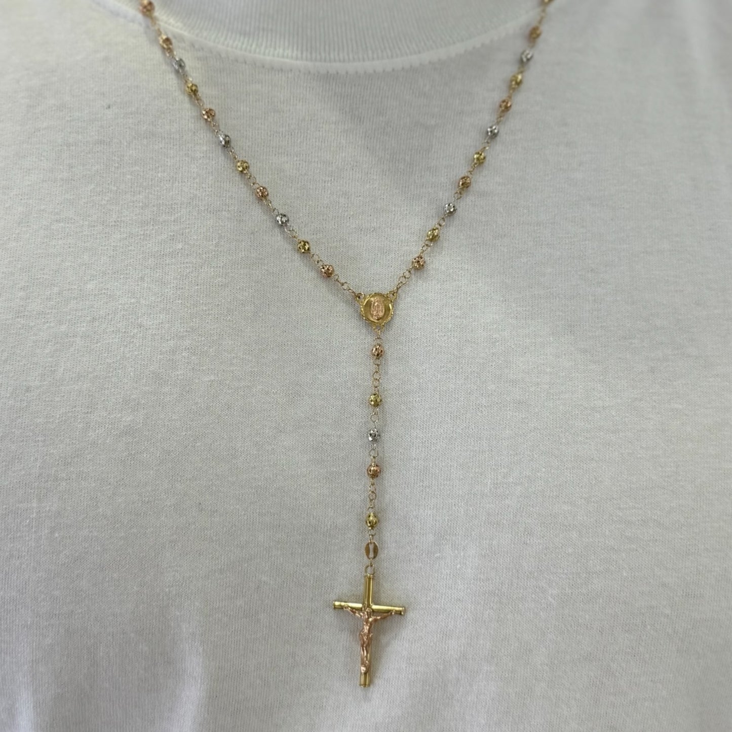 Rosario para caballero Oro 10k