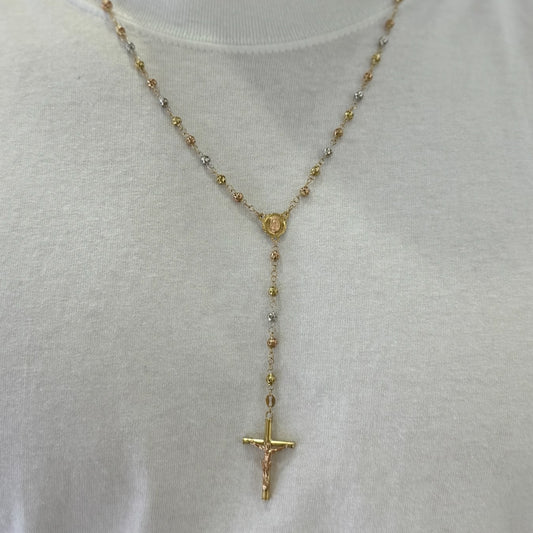 Rosario para caballero Oro 10k