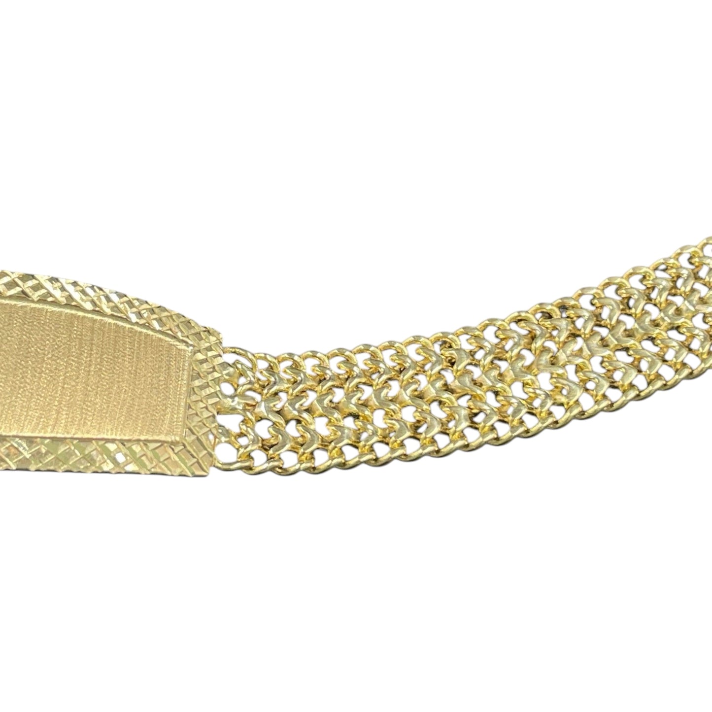 Esclava Petatillo gruesa Oro  10k