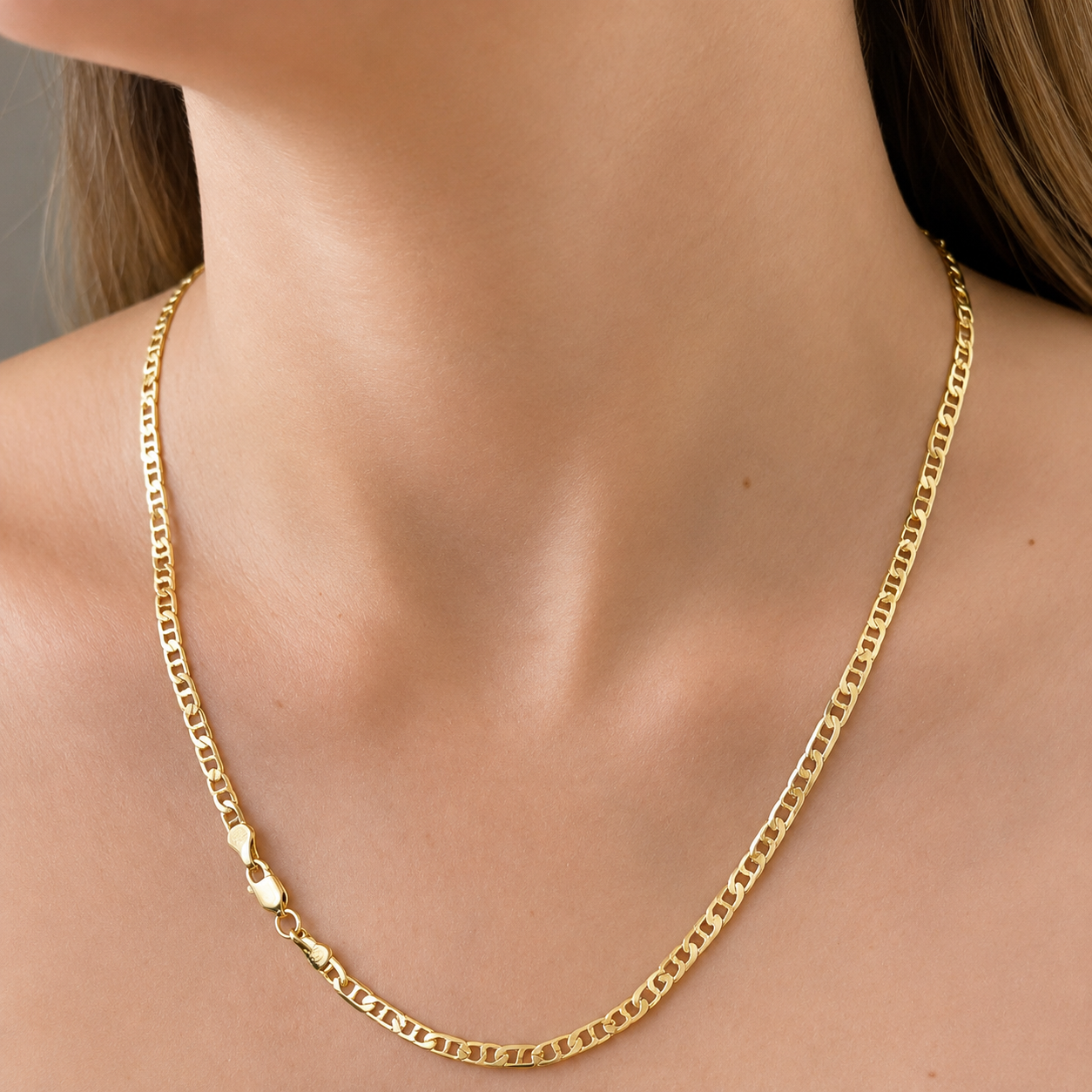 Cadena Gucci Oro  14k