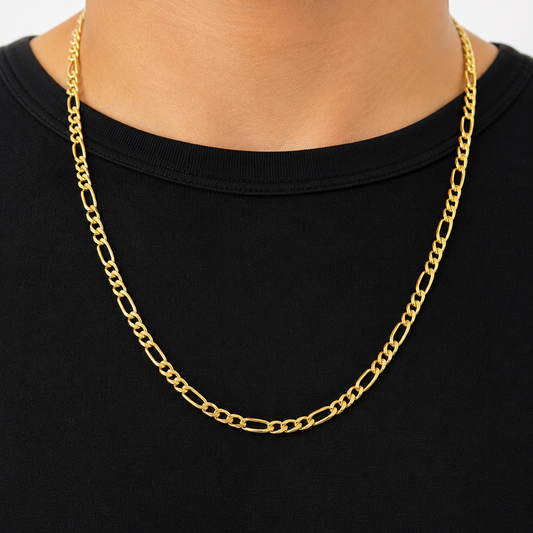 Cadena  cartier 4 mm Oro 10k