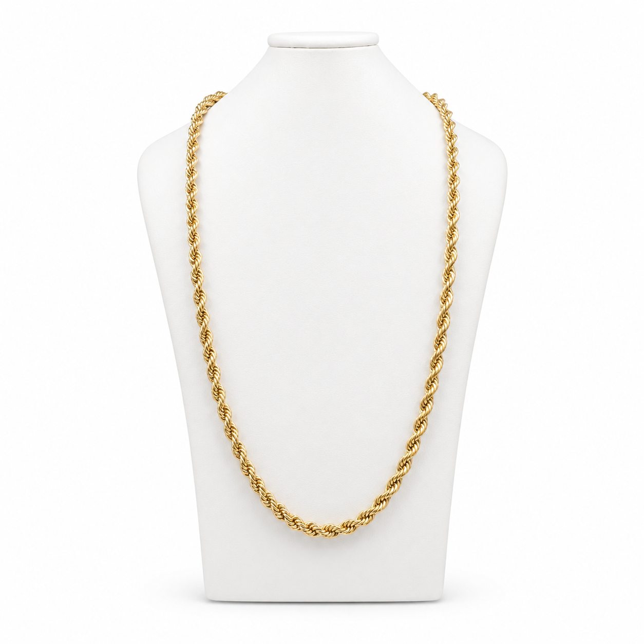 Cadena torzal 6 mm Oro 10k