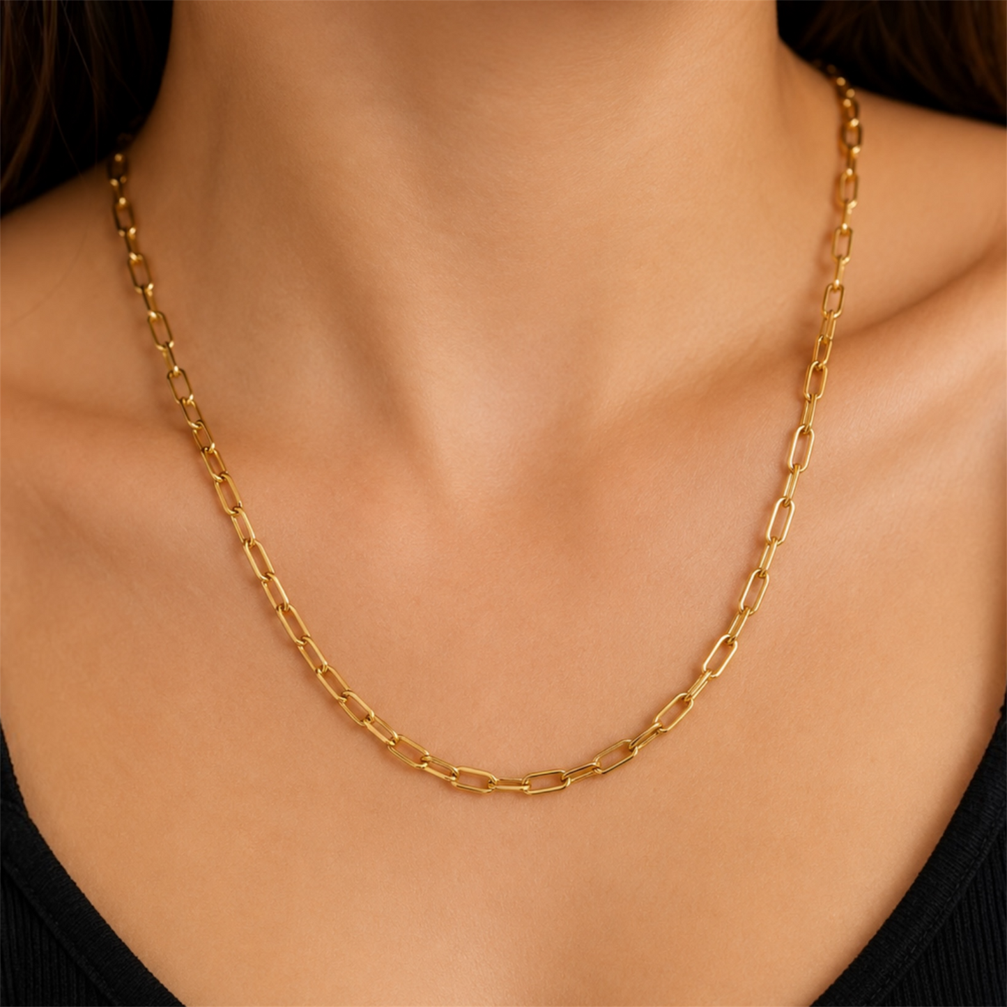 Cadena Clip Oro 10K